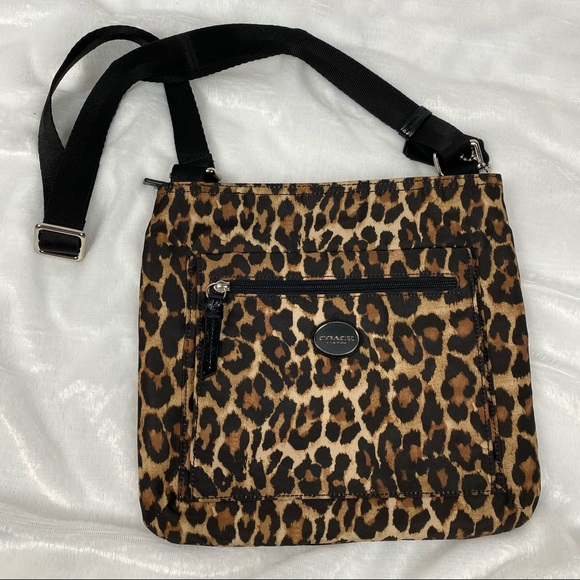 Coach Handbags - Coach Leopard Crossbody